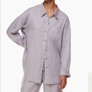 Aritzia Wilfred Free Relaxed Linen Shirt